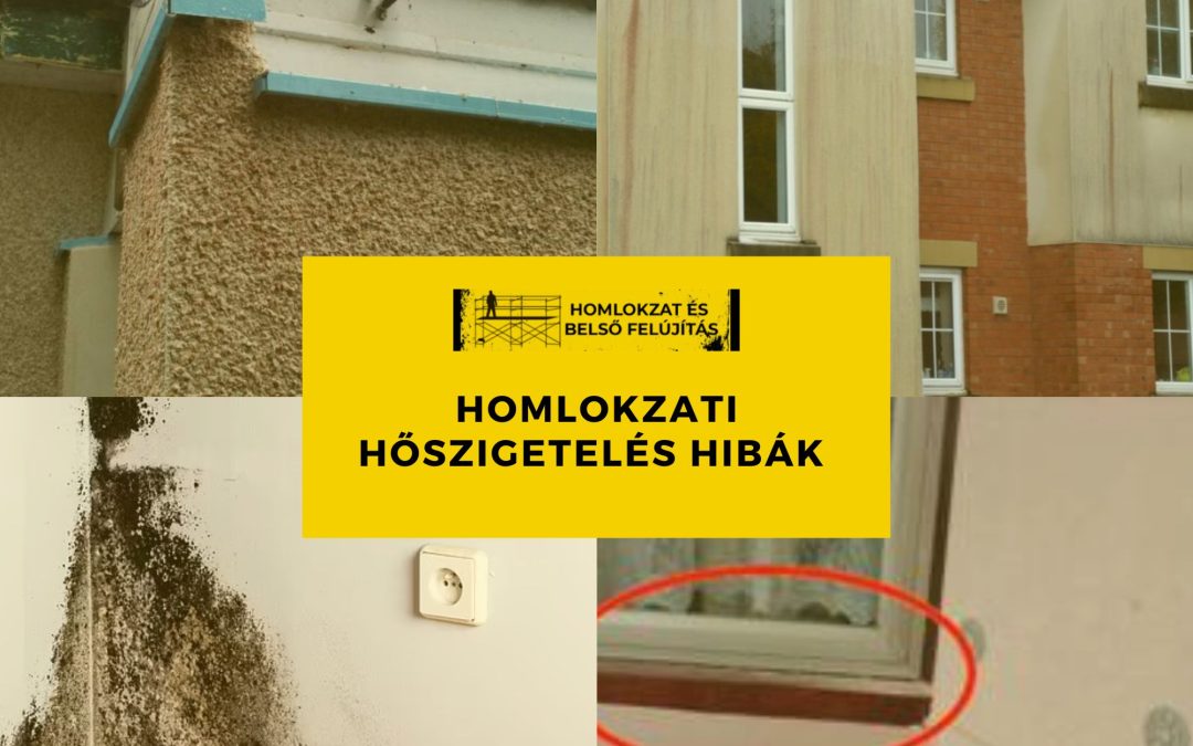 Homlokzati hőszigetelés hibák – ki végezhet homlokzati hőszigetelést?